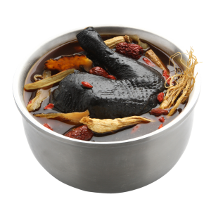 Black Chicken Wild Ginseng Soup
人参乌鸡汤