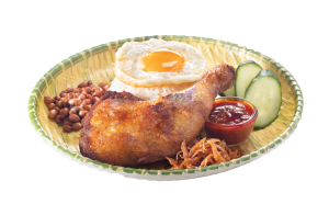 Nasi Lemak Quarter Leg Goreng 